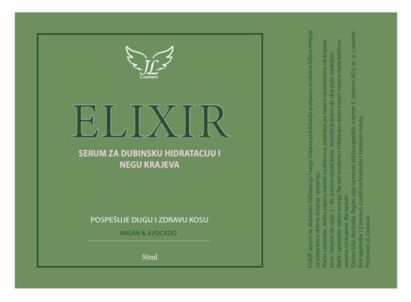 ELIXIR - serum za dubinsku hidrataciju i negu krajeva