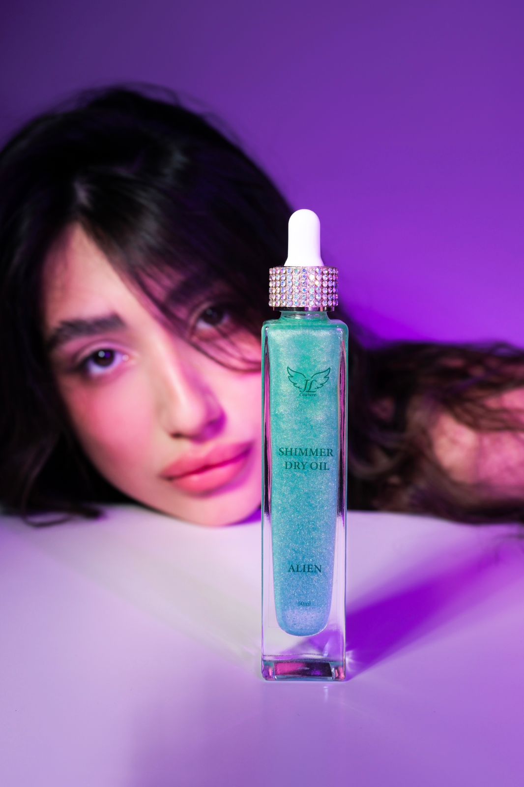 Suvo ulje za telo i kosu sa šljokicama - Image 3