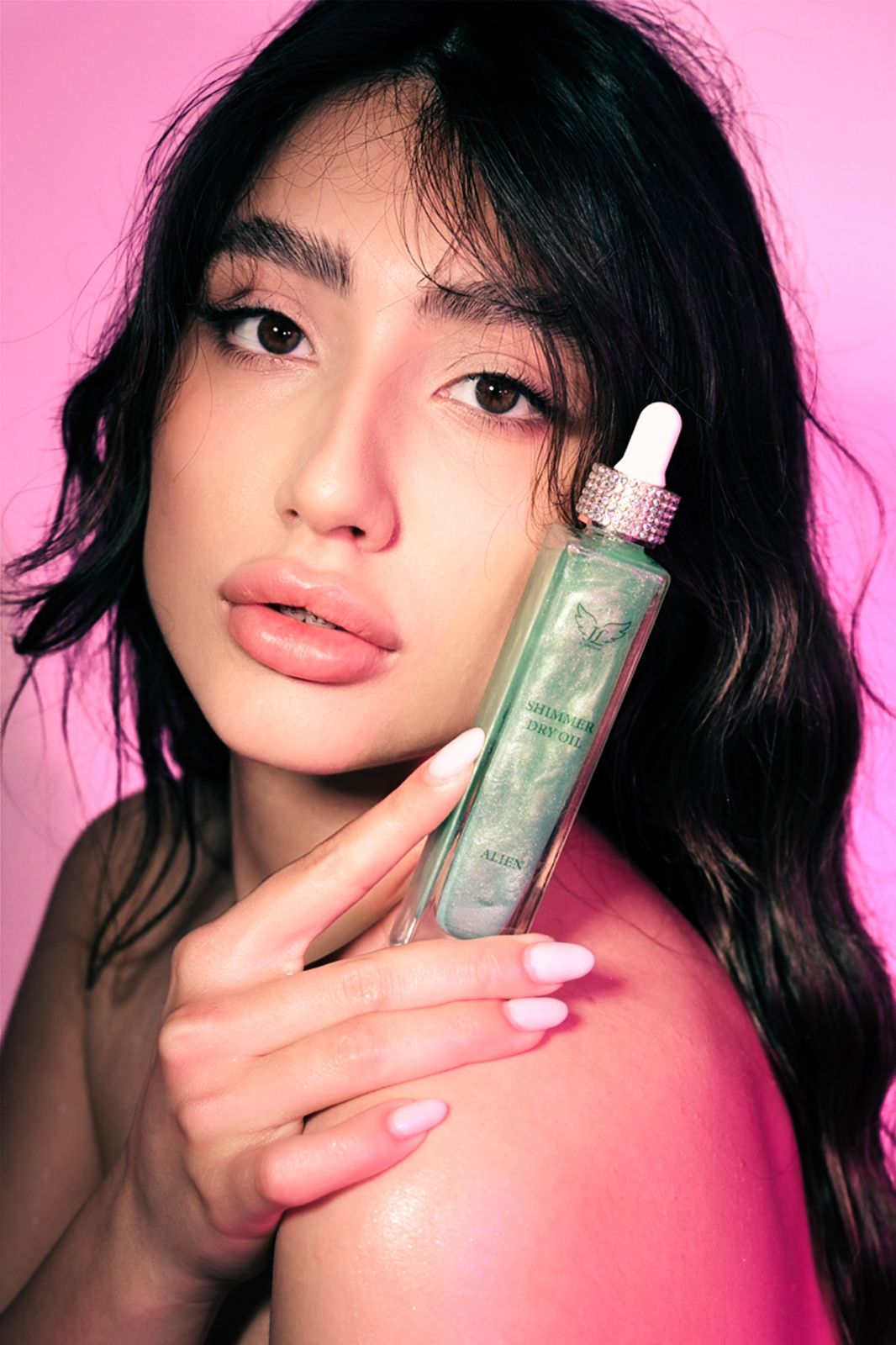 Suvo ulje za telo i kosu sa šljokicama - Image 2