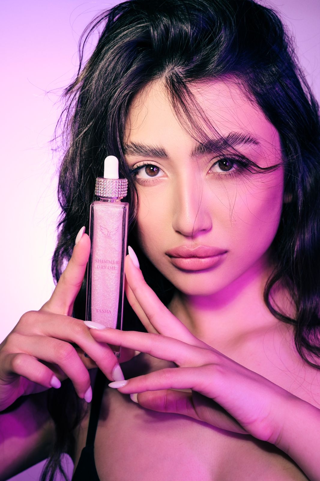 Suvo ulje za telo i kosu sa šljokicama